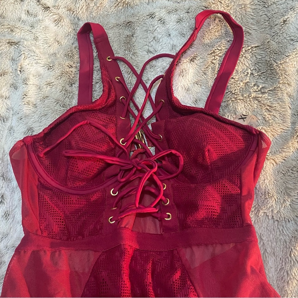 Xoxo pink one piece bathingsuit